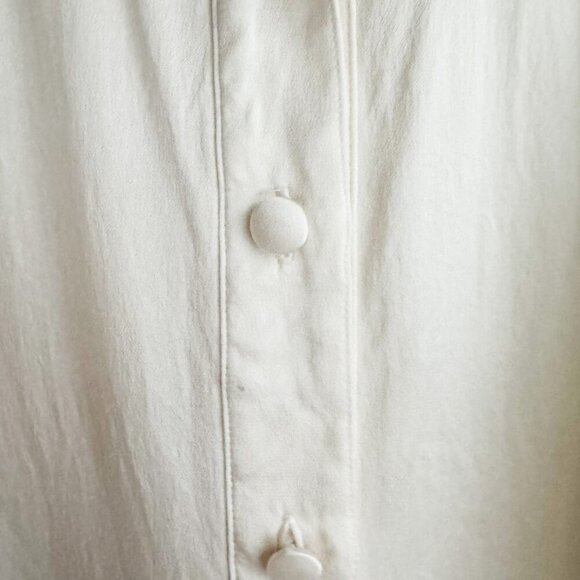 Vintage Baby Angel Silk Floral Embroidered Long Sleeve Blouse S - Picture 4 of 8